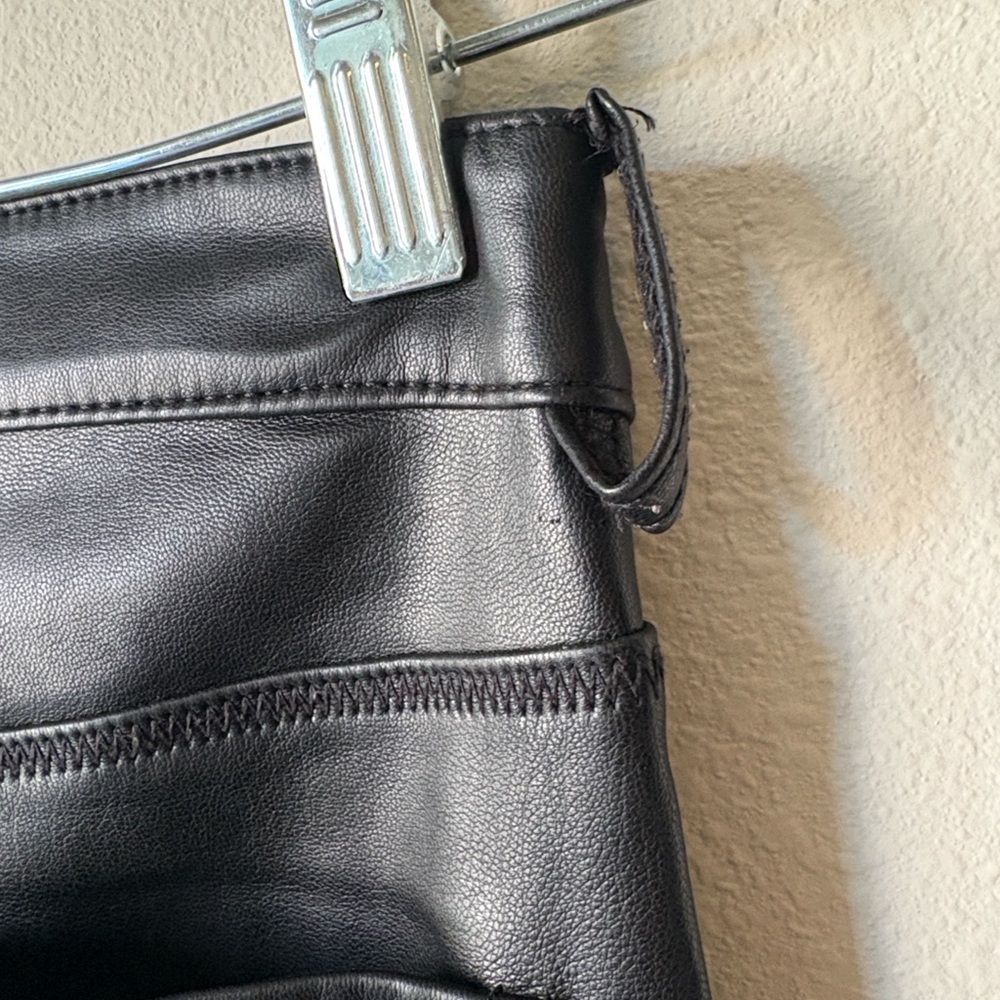 Free People Faux Leather Skinny Pants - Picture 16 of 16